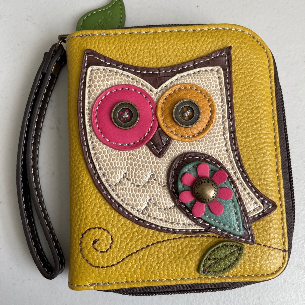 Owl Chala Wristlet NWOT